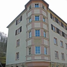 Doppelwohnhaus einer Genossenschafts-Zeile Lindenstraße 1; 1a