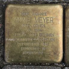 Stolperstein dedicated to Annie Meyer