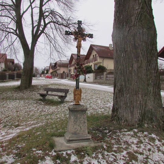 Kříž v ulici F. Bílka v Pelhřimově