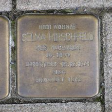 Stolperstein dedicated to Selma Hirschfeld