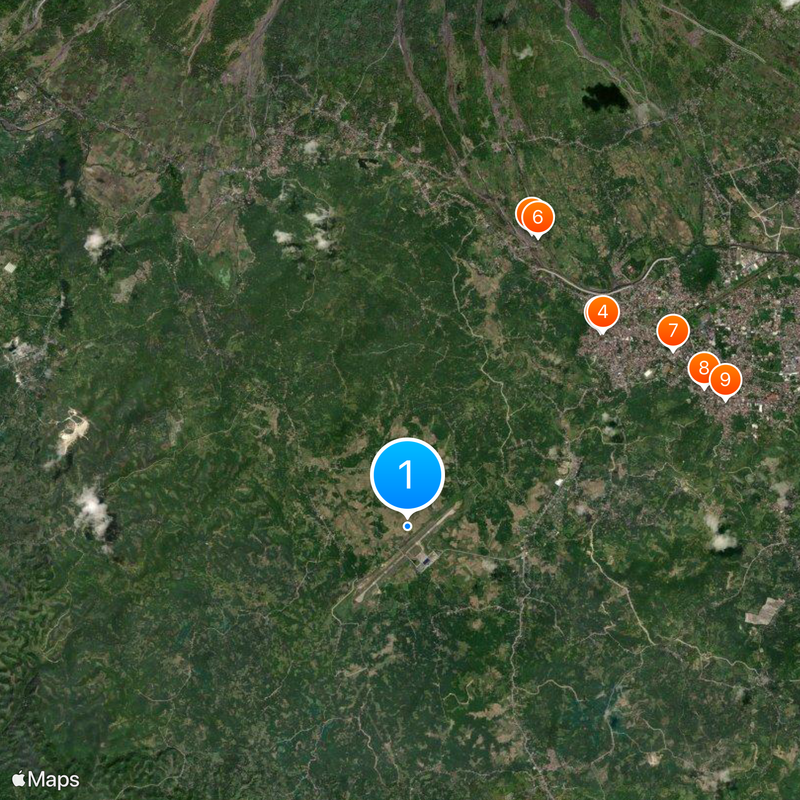 Bicol International Airport Map