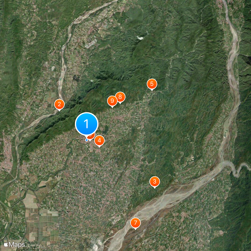 Meinong District Map