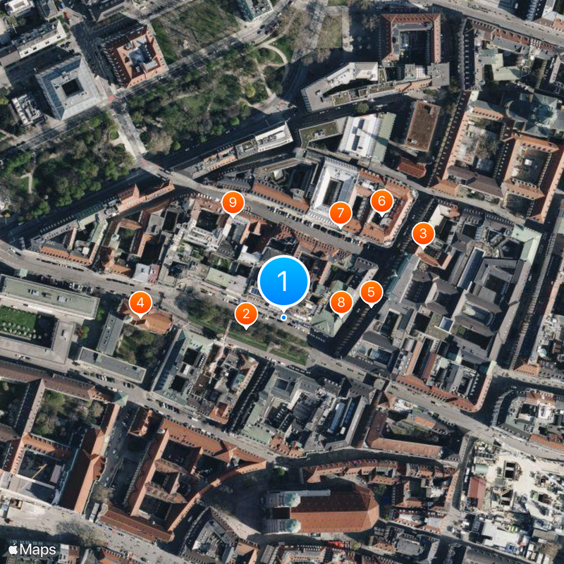 Hotel Bayerischer Hof Mappa