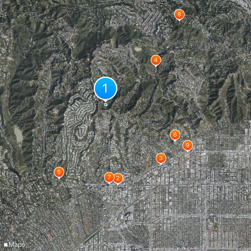 Lookout Mountain Air Force Station Map