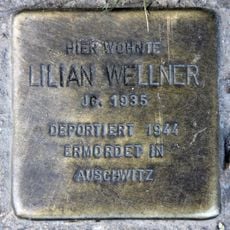 Stolperstein em memória de Lilian Wellner