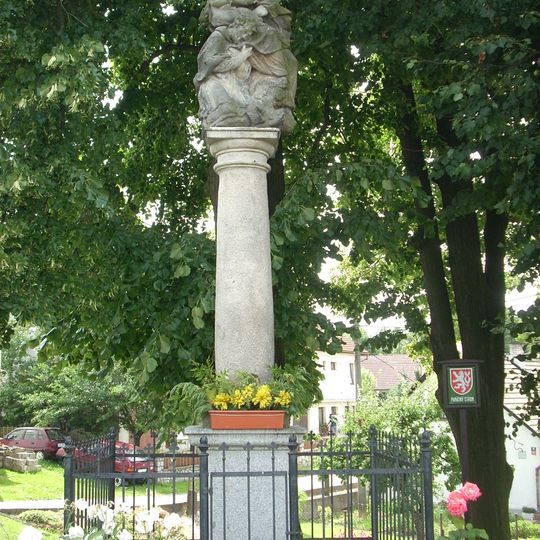 Maria and John of Nepomuk column in Věžnice