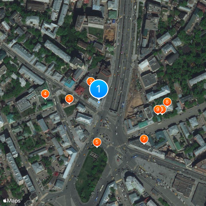 Taganka Theatre Mapa