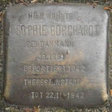 Stolperstein dedicated to Sophie Borchardt