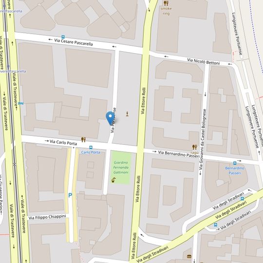 Chiesa di Santa Maria del Riposo sulla Via Portuense