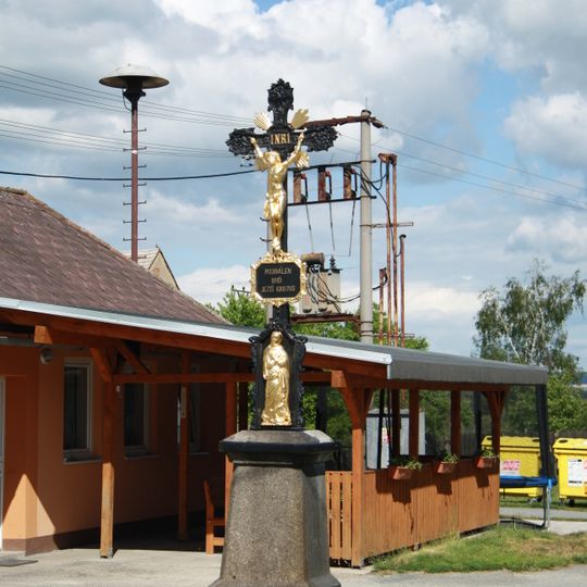 Wayside cross in Častotice