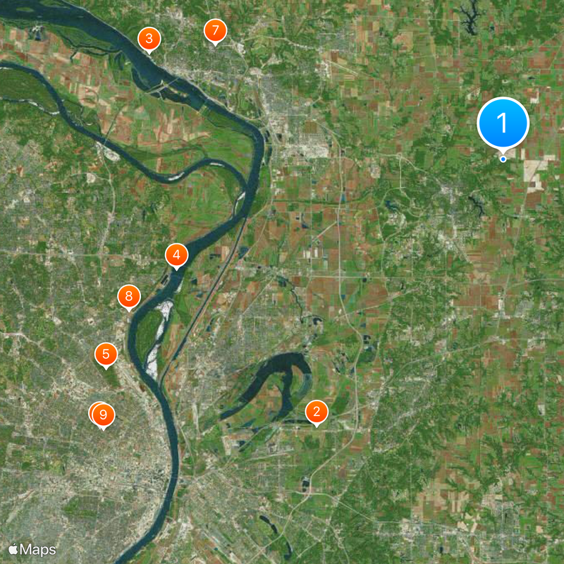 Hrabstwo Madison Mapa
