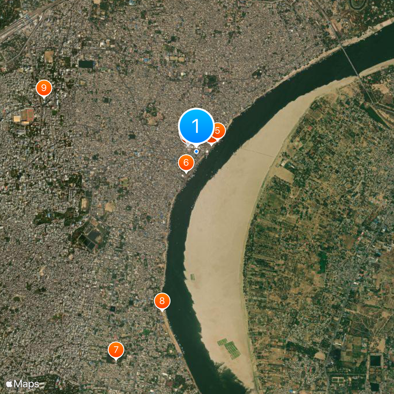 Vishalakshi Temple Map