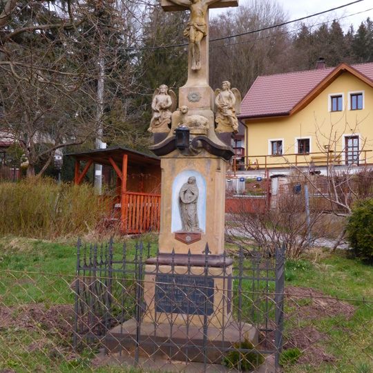 Cross at Husitská street