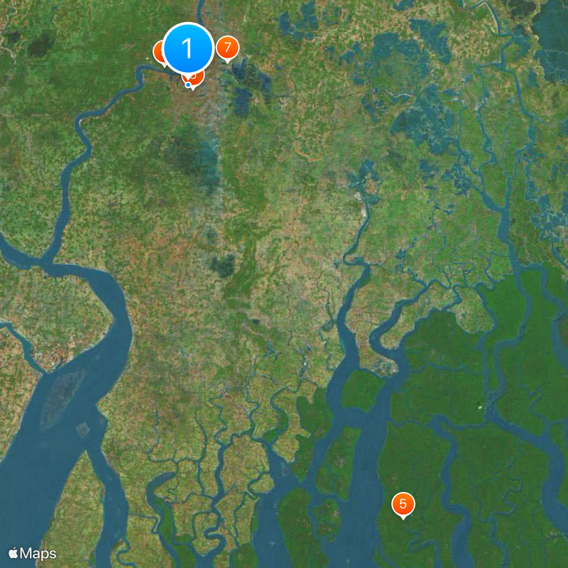 South 24 Parganas district Mapa