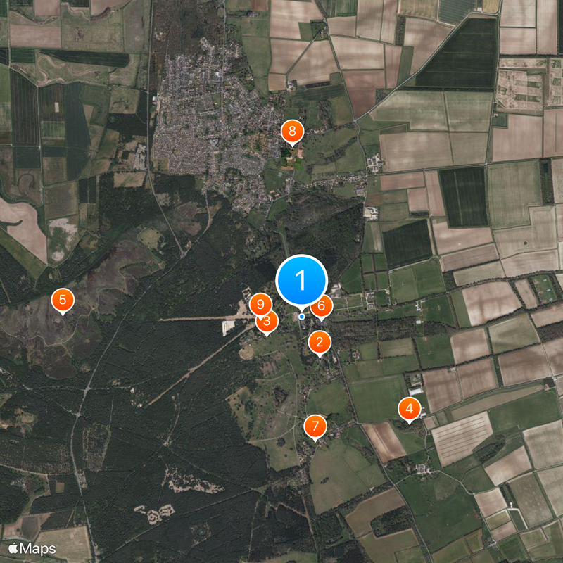 Sandringham House Mapa