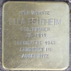 Stolperstein dedicated to Ella Feldheim