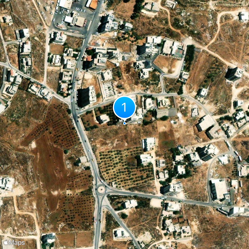 Autorità Nazionale Palestinese Mappa