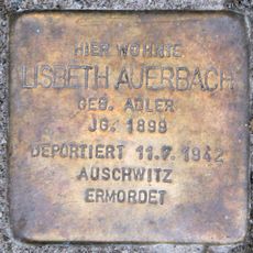 Stolperstein en memoria de Lisbeth Auerbach