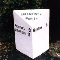 Milepost, near Branston Depot, Paget School