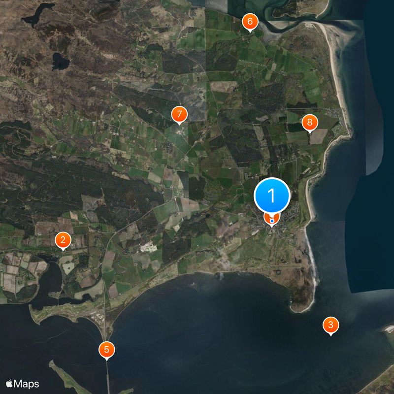 Dornoch Cathedral Karte