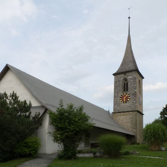 Reformierte Kirche mit Pfarrhaus und Ofenhaus