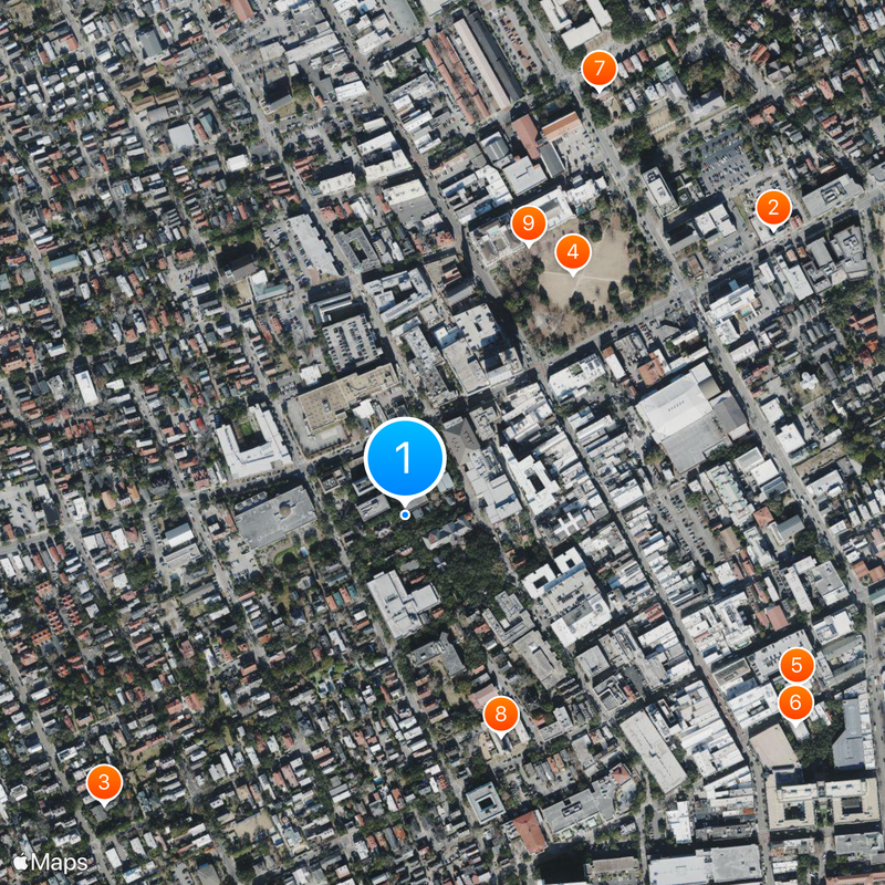 College of Charleston Map
