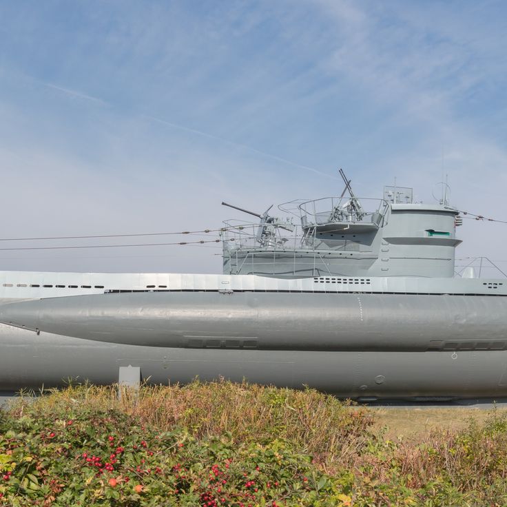 Submarino alemán U-995 en el Memorial Naval de Laboe