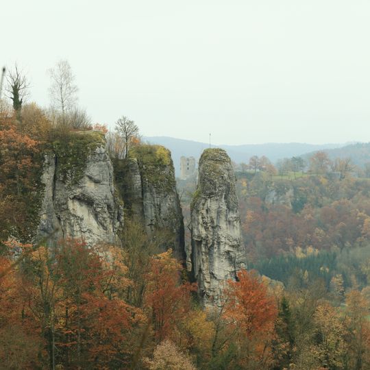 Felsnadel Langenstein bei Streitberg