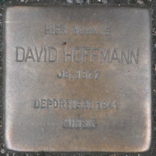 Stolperstein für David Hoffmann