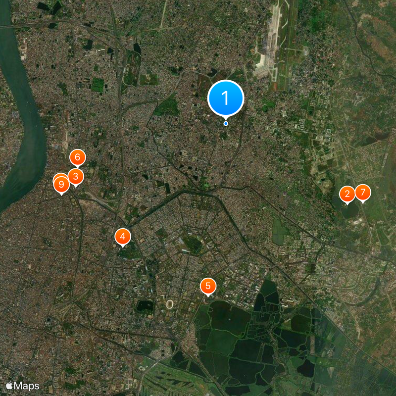 Blue Line Map