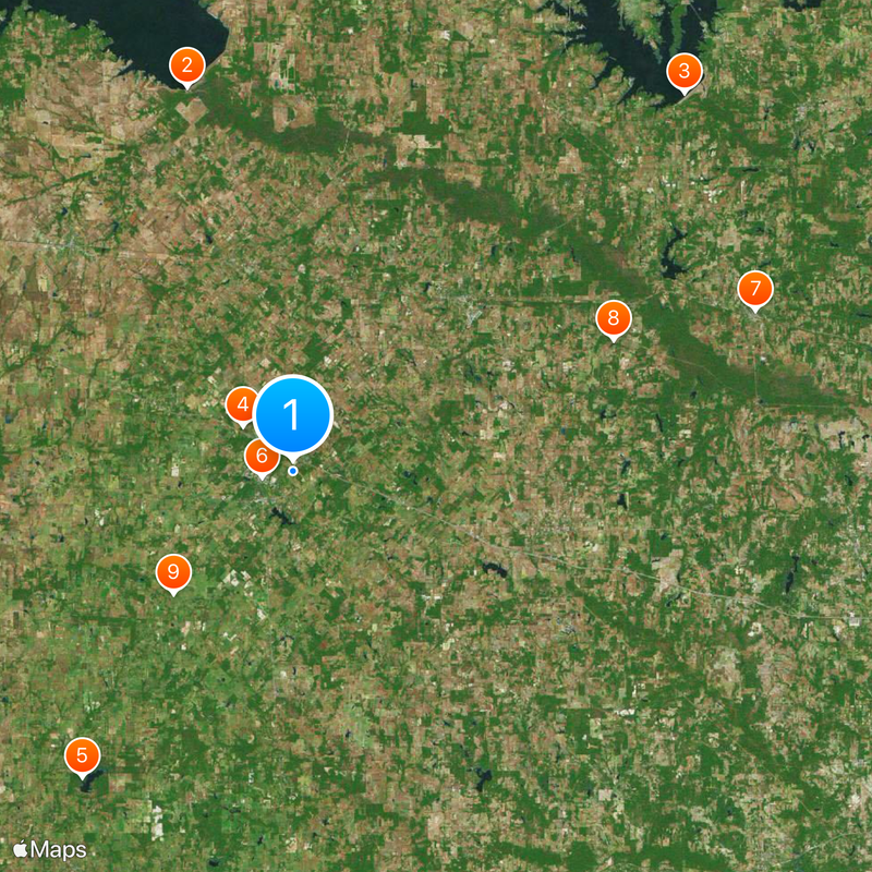 Van Zandt County Map