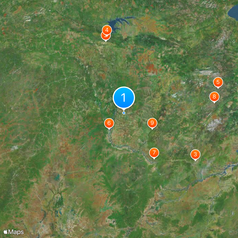 Belogorsk Map