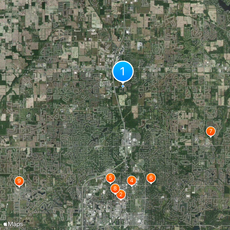 Westfield Map