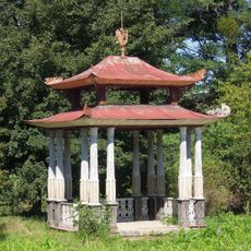 Gloriet (altán, pavilon) v Podzámecké zahradě v Kroměříži