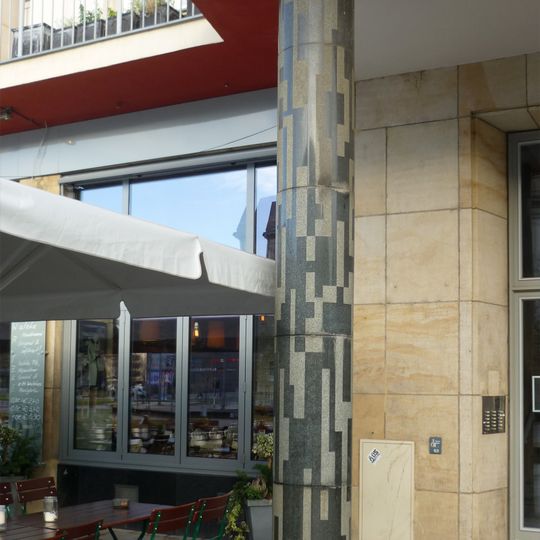 Säule aus Diabas, Dr.-Külz-Ring 13, Dresden