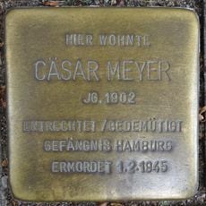 Stolperstein en memoria de Cäsar Meyer