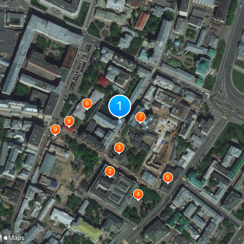 Moscow State School 57 Map