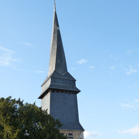 Clocher tors de l'église Saint-Aubin