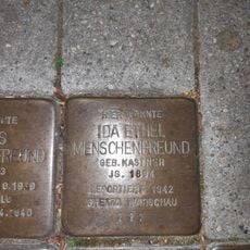 Stolperstein à la mémoire de lda Eitel Menschenfreund