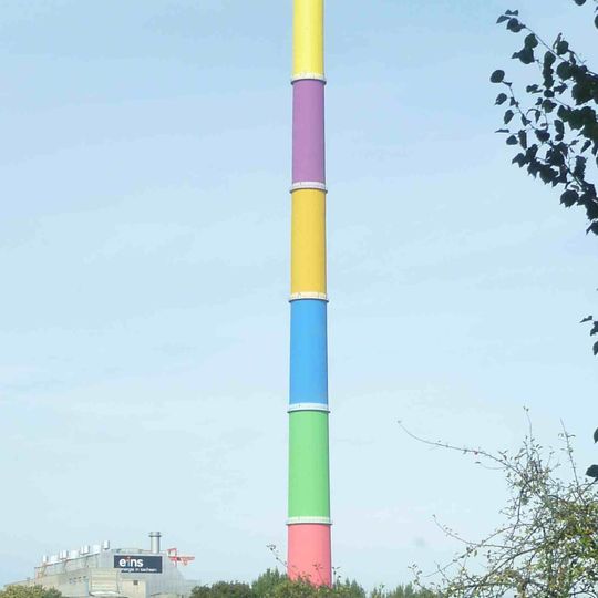 Chimney of HKW Chemnitz-Nord