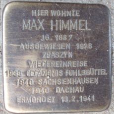 Stolperstein em memória de Max Himmel