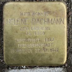 Stolperstein dedicated to Helene Bachmann