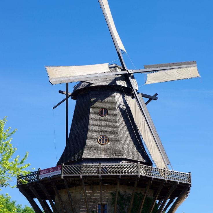Historiska kvarnen Sanssouci