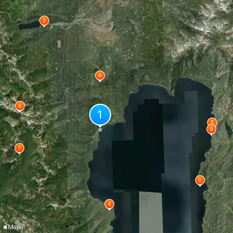 Tahoe City Map