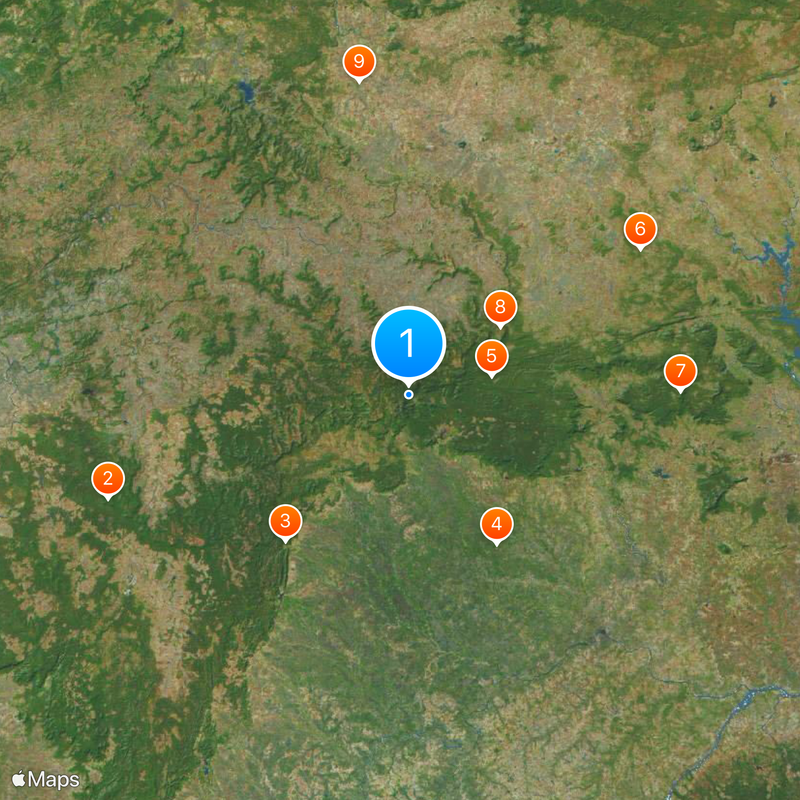 Maikal Hills Map