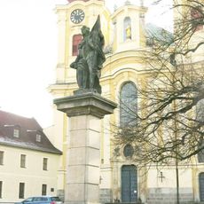 Socha svatého Václava u kláštera v Hejnicích