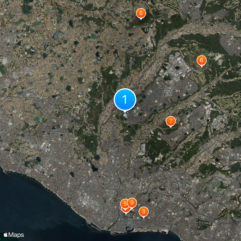 滝川第二中学校・高等学校 Map