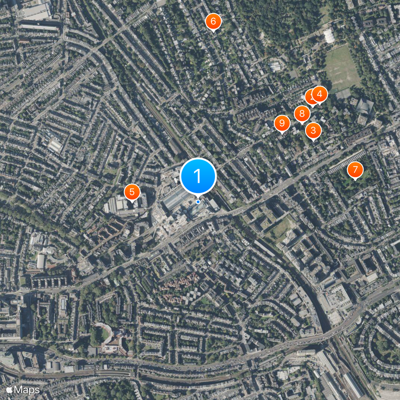 Olympia London Map