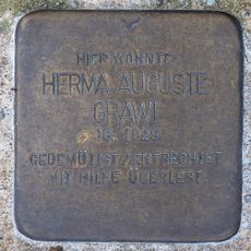 Stolperstein dedicated to Herma Auguste Grawi