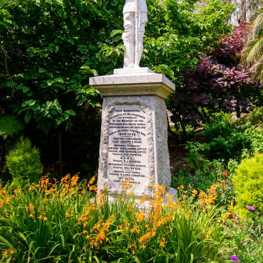 Boer War Memorial, Morrab Gardens, Penzance